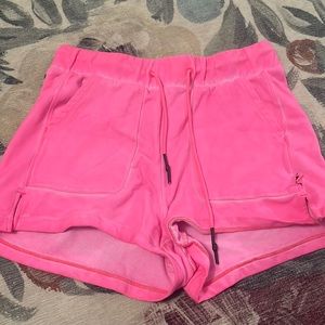 Neon pink shorts worn once